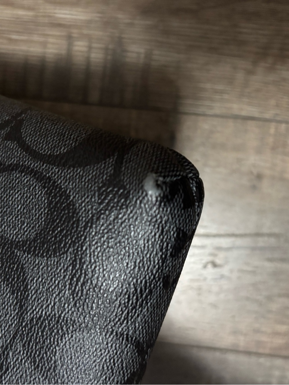 Coach Black Signature Crossbody Pouch with Silver Hardware - Picture 3 of 4